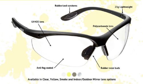 Constructor Plano Safety Glasses